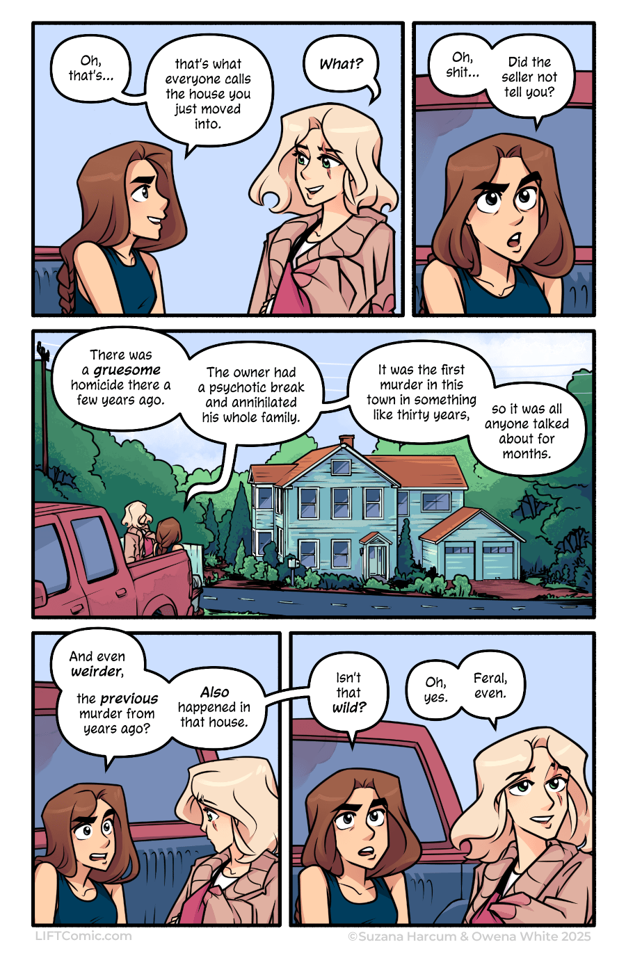 typical Liam, buying a twice-cursed house